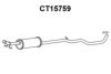 PSA 1609044080 Front Silencer